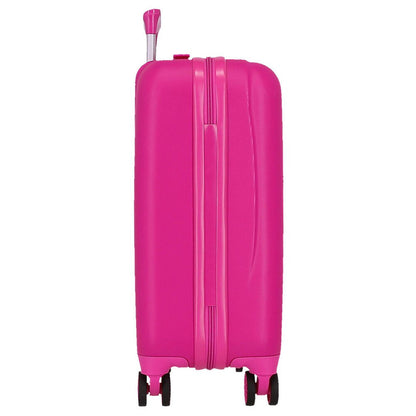 Maleta trolley ABS fucsia de Kuromi Hello Kitty con cuatro ruedas dobles - 5