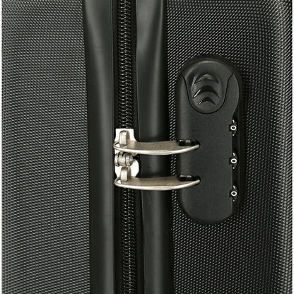 Maleta trolley ABS negra de 55 cm con diseño de Kuromi - 7