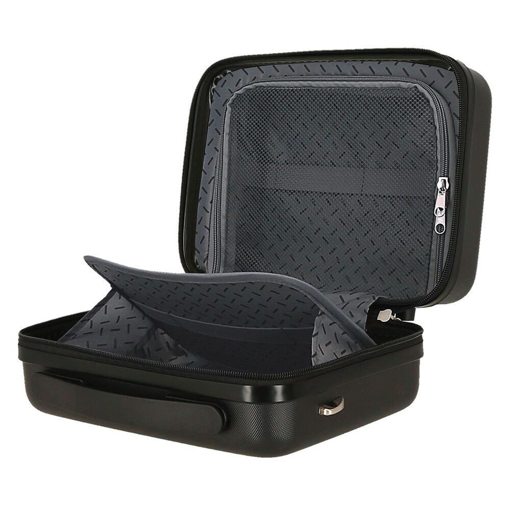 Neceser rígido negro de ABS con diseño frontal de Kuromi - 7