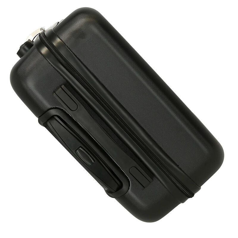 Maleta trolley ABS negra de Kuromi con cuatro ruedas dobles - 7