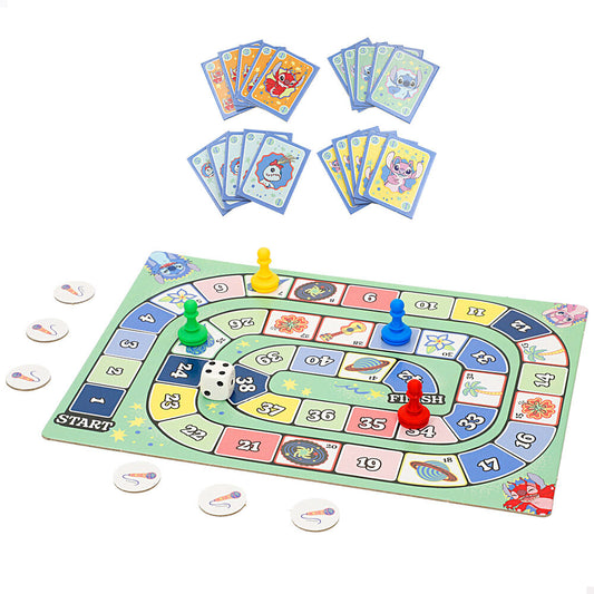 Juego 2 en 1 Stitch Disney de LISCIANI con tablero y cartas - 2