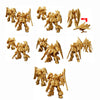 Modelos Gundam Artifact Wave 6 de BANDAI con detalles mecánicos y accesorios