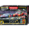 Circuito Carrera GO!!! High Speed Showdown con dos coches de carreras
