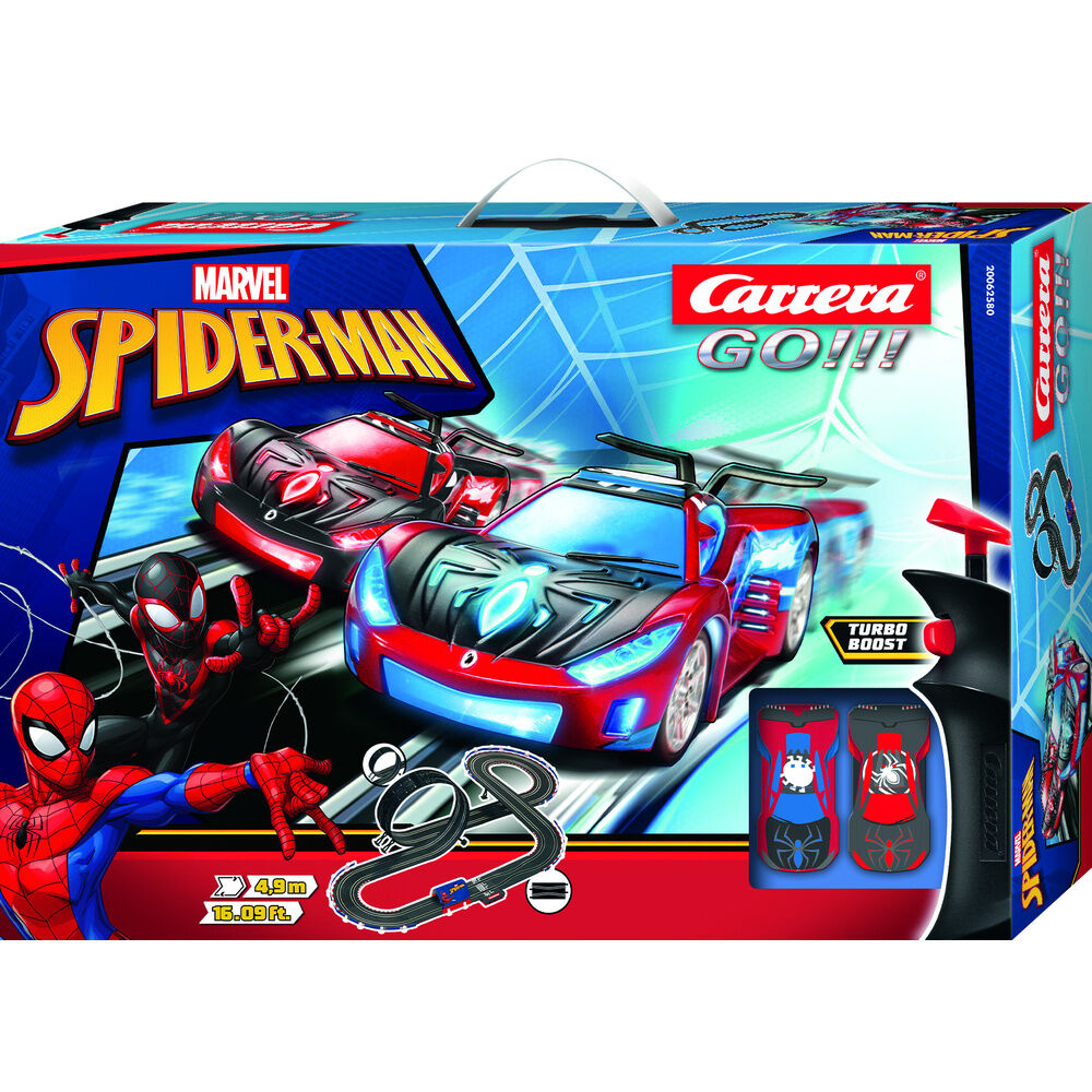 Circuito de carreras Spider-Man Marvel Carrera GO!!!