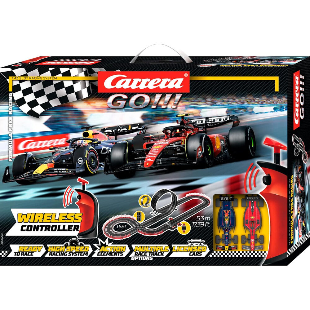 Circuito CARRERA GO!!! Formula Free Racing con coches de Verstappen y Sainz