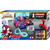 Circuito de carreras Carrera Go Spidey de Marvel con coches y pista de 2,9 metros
