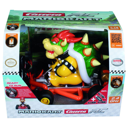 Coche RC CARRERA de Bowser de Mario Kart a escala 1:18