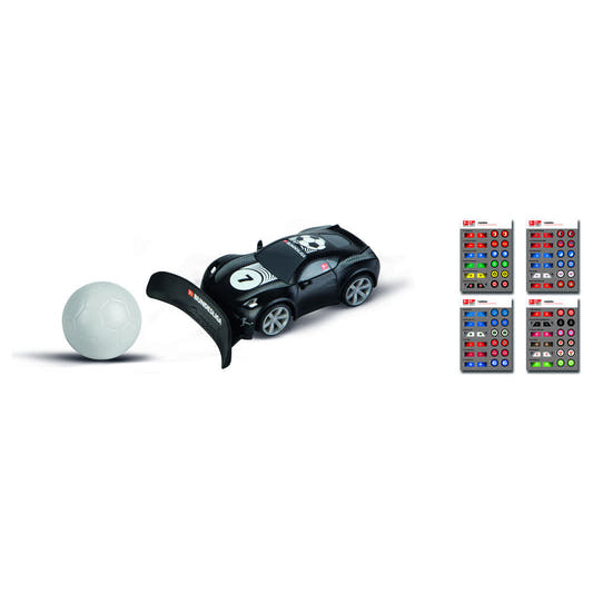 Coche radio control CARRERA Bundesliga negro a escala 1:43