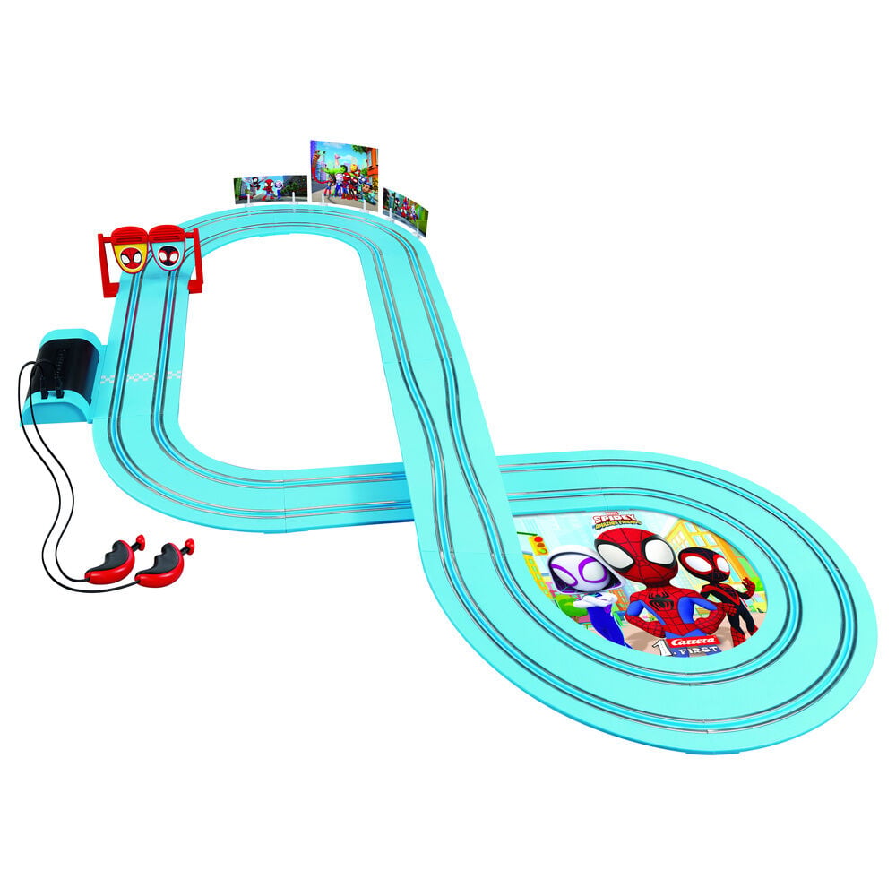 Circuito de carreras Carrera Go Spidey de Marvel con coches y pista de 2,9 metros - 2