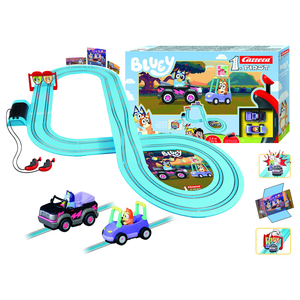 Circuito de carreras Carrera Bluey y Bingo Let’s Go Bluey - 2