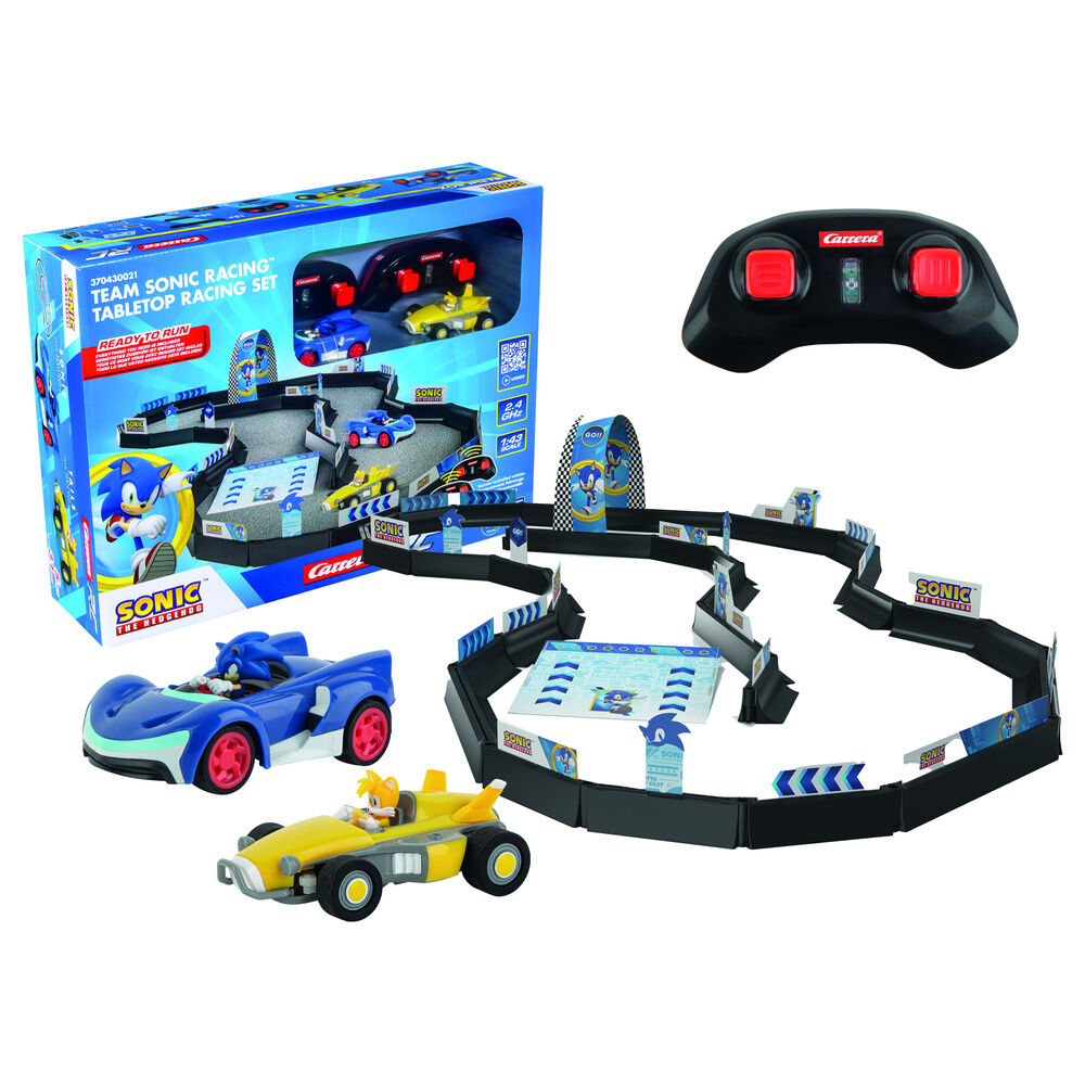 Set Carrera de radio control Sonic y Tails con pista - 2