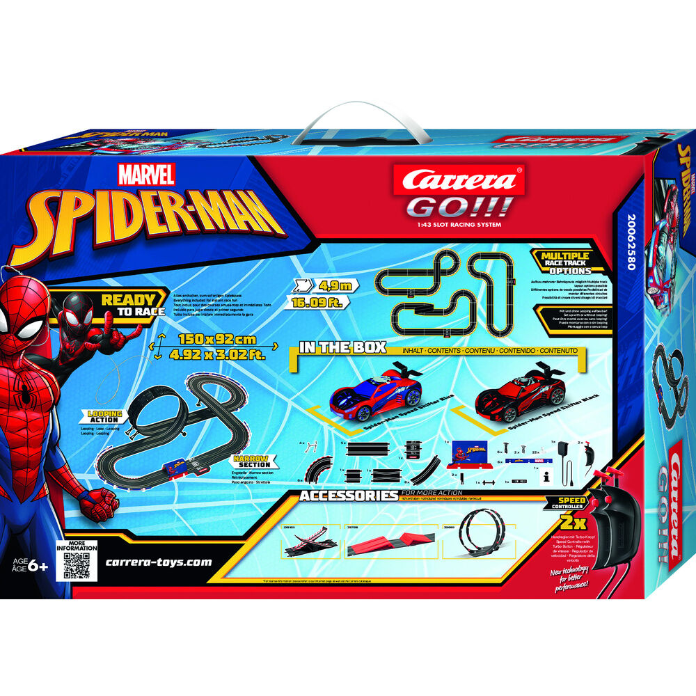 Circuito de carreras Spider-Man Marvel Carrera GO!!! - 3