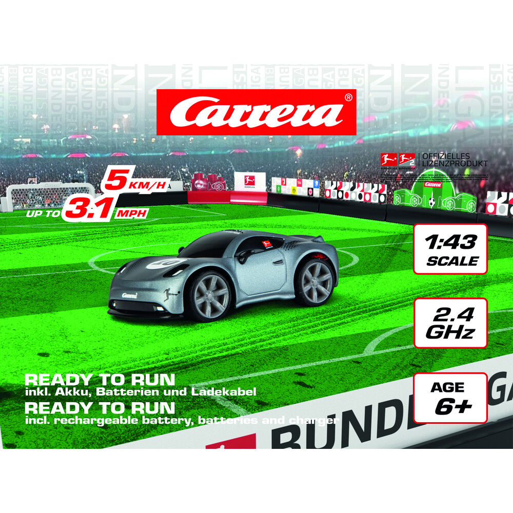 Coche radio control CARRERA Bundesliga negro a escala 1:43 - 3