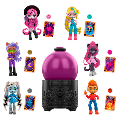 Minimuñeca Cristalball Monster High con bola de cristal, carta y adorno