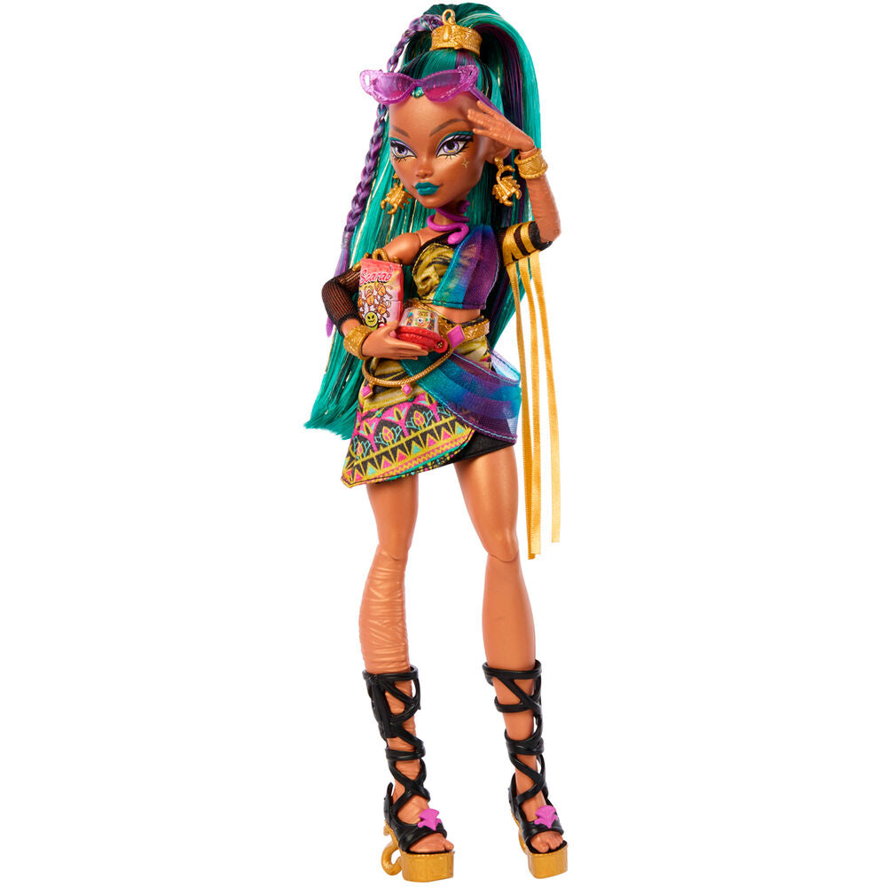 Muñeca Nefera De Nile de Monster High con accesorios y escarabajo Lavish - 3