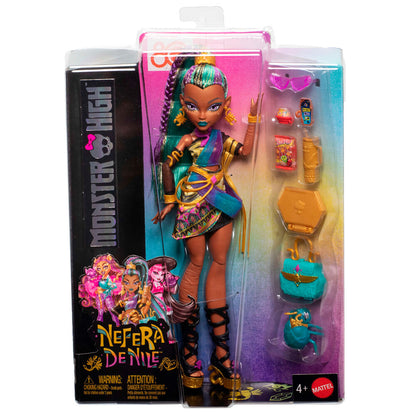 Muñeca Nefera De Nile de Monster High con accesorios y escarabajo Lavish - 4