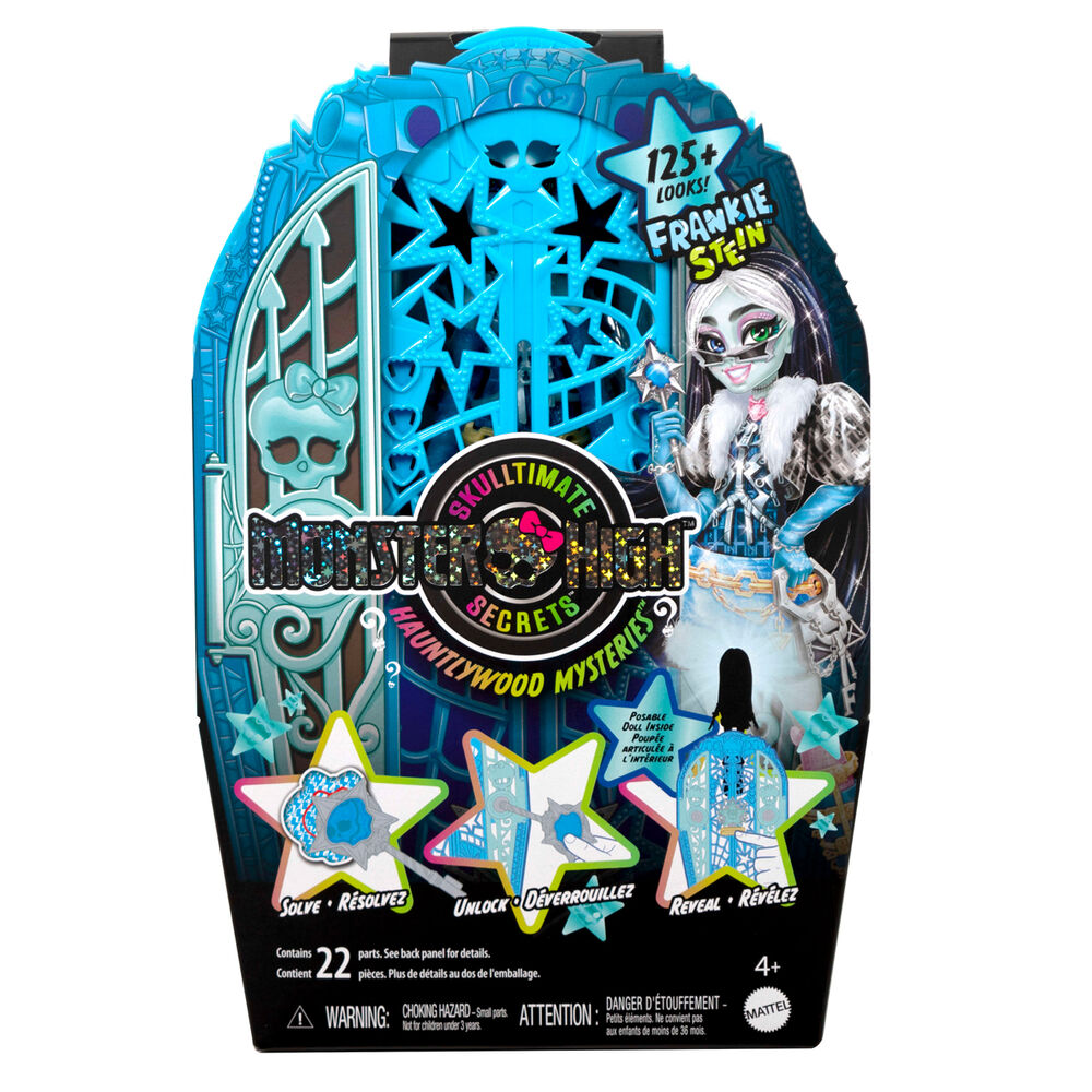 Muñeca Frankie Monster High con armario turquesa y accesorios - 2
