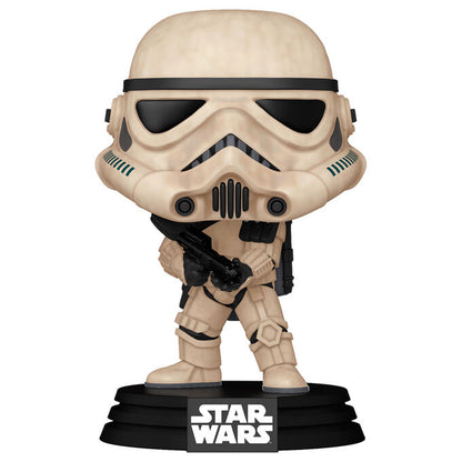 Figura Funko POP! Star Wars Sandtrooper con bláster y base negra