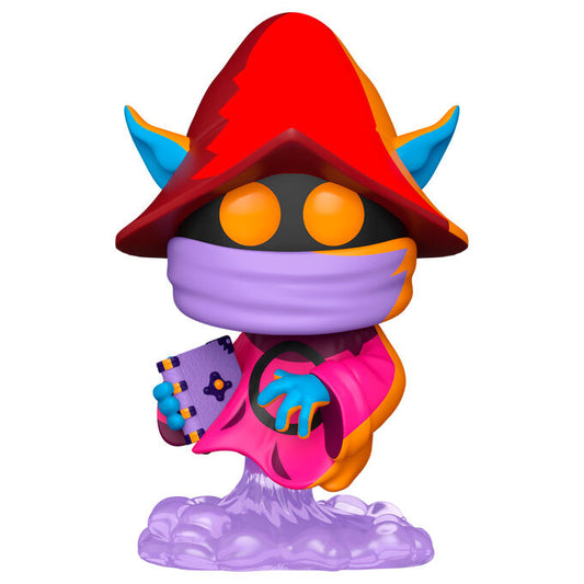 Figura Funko POP! de Orko con sombrero rojo y túnica rosa