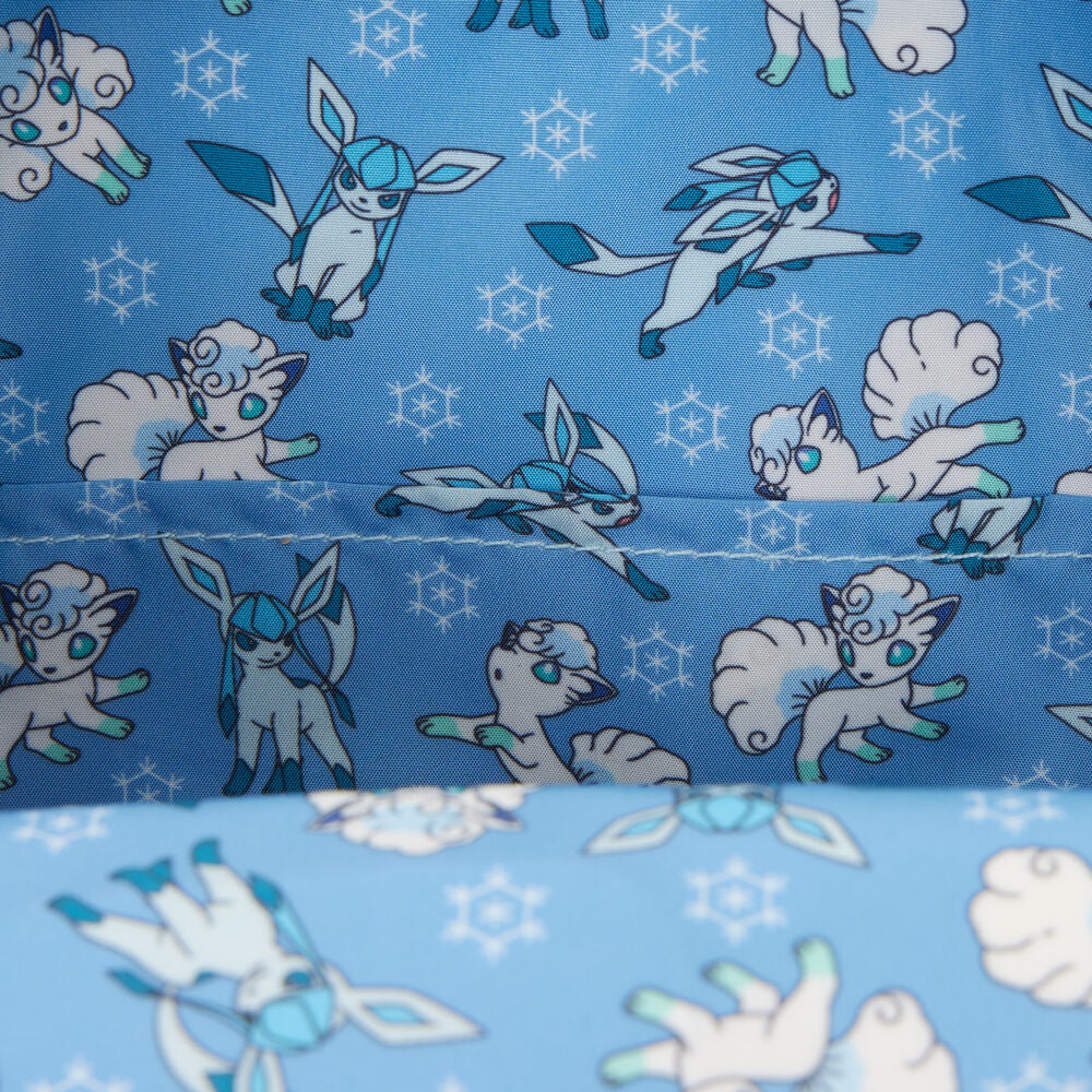 Mochila Pokémon Loungefly iridiscente con Glaceon y Vulpix de Alola - 4
