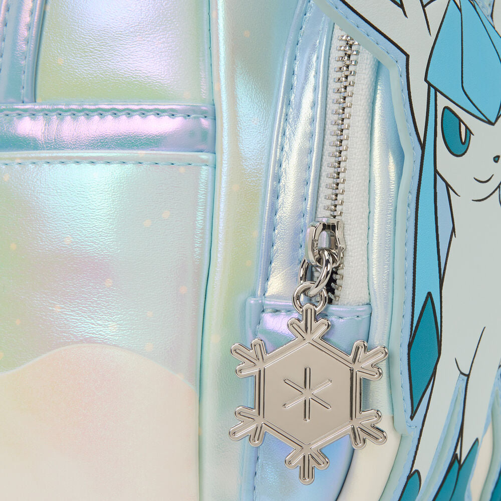 Mochila Pokémon Loungefly iridiscente con Glaceon y Vulpix de Alola - 5
