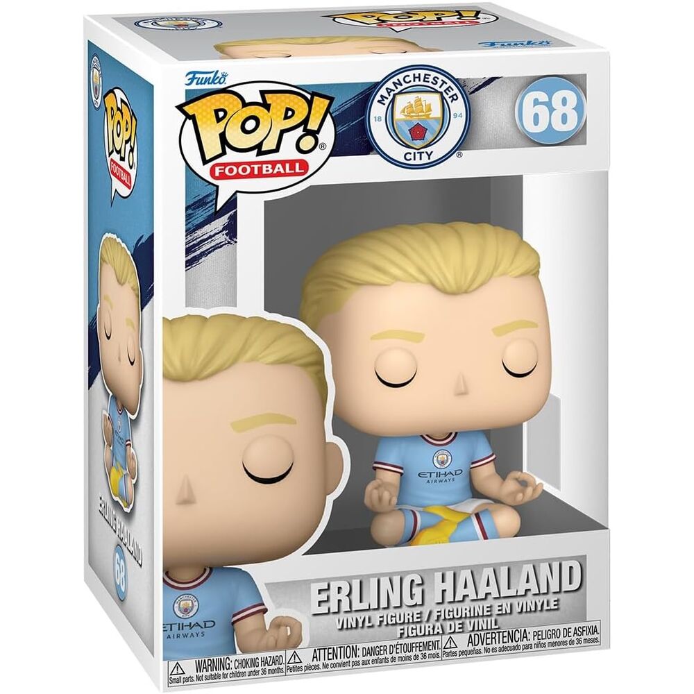 Figura Funko POP! de Erling Haaland con la equipación del Manchester City - 2