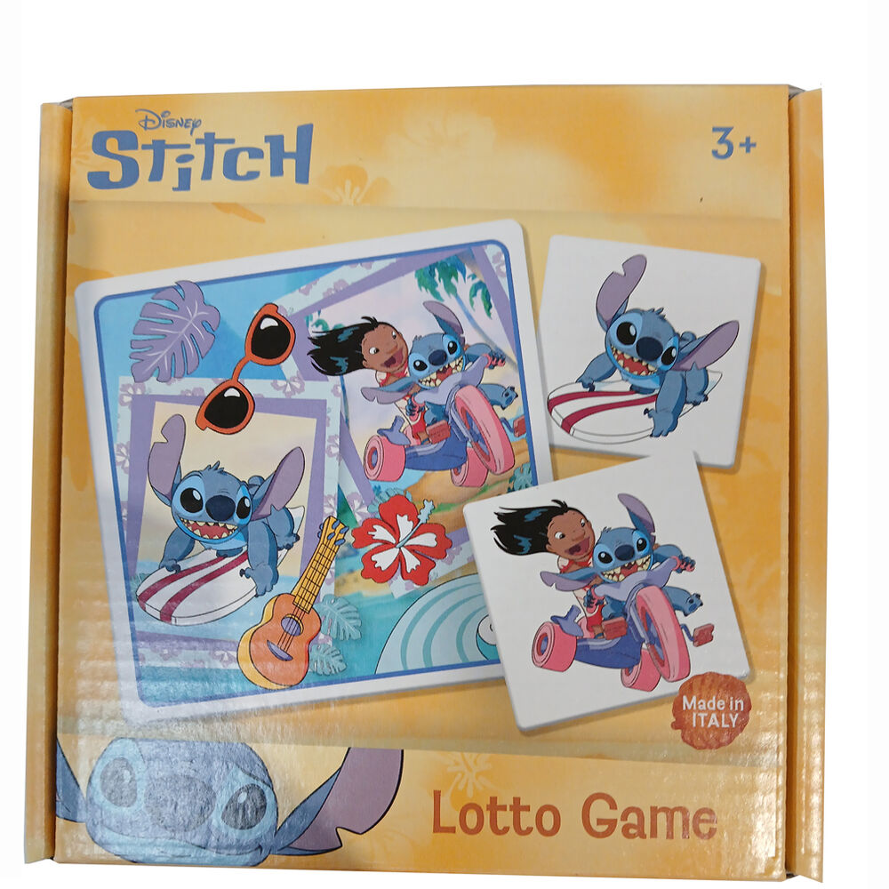 Juego de bingo Lotto Game Stitch Disney de LISCIANI
