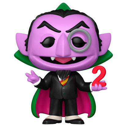 Figura Funko Pop! de The Count de Barrio Sésamo con el número 2