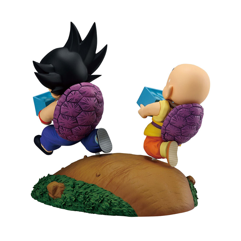 Figura Ichibansho de Son Goku y Krillin sobre una base decorada - 3