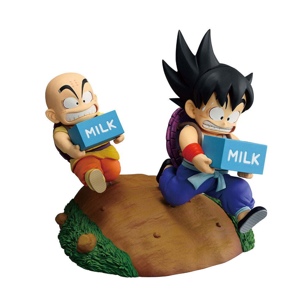 Figura Ichibansho de Son Goku y Krillin sobre una base decorada - 4