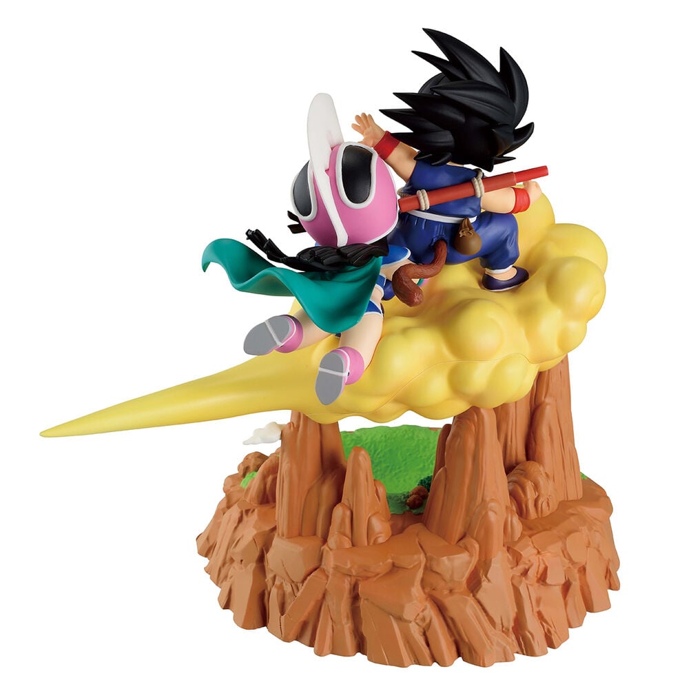 Figura Ichibansho de Son Goku y Chichi sobre una nube voladora - 2