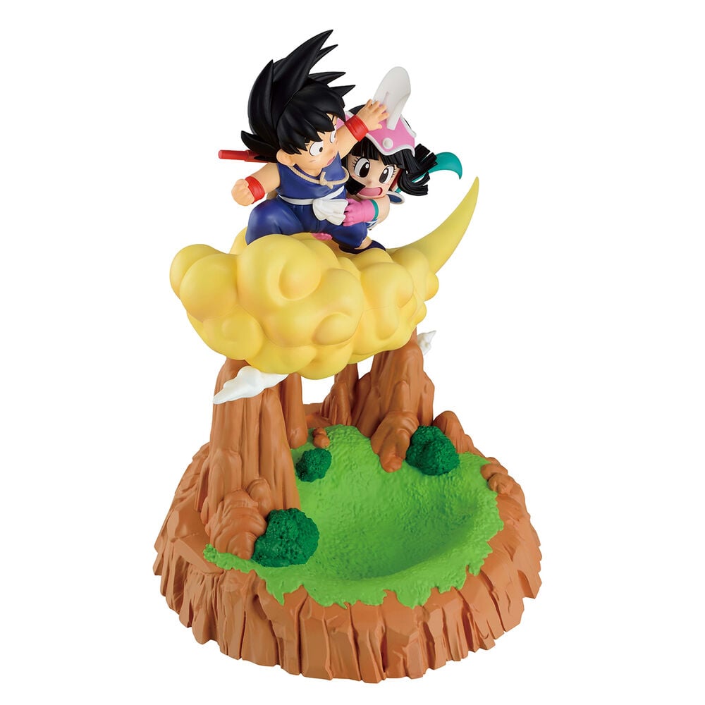 Figura Ichibansho de Son Goku y Chichi sobre una nube voladora - 4
