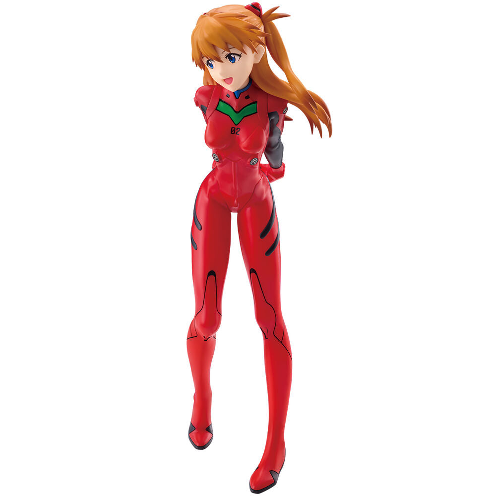 Figura Ichibansho de Asuka Langlay Soryu con traje rojo de Evangelion