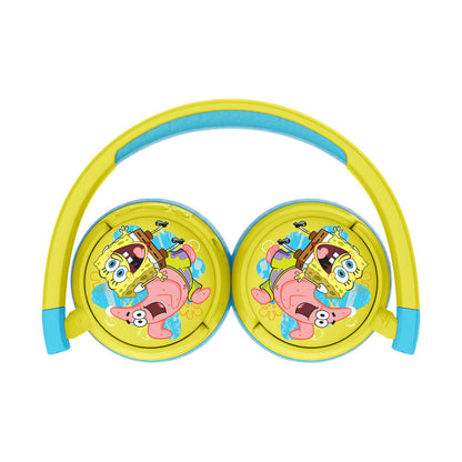 Auriculares infantiles inalámbricos de Bob Esponja en amarillo y azul - 5