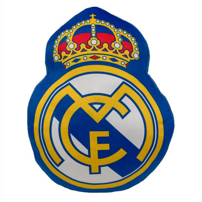 Cojín 3D del Real Madrid con escudo y corona