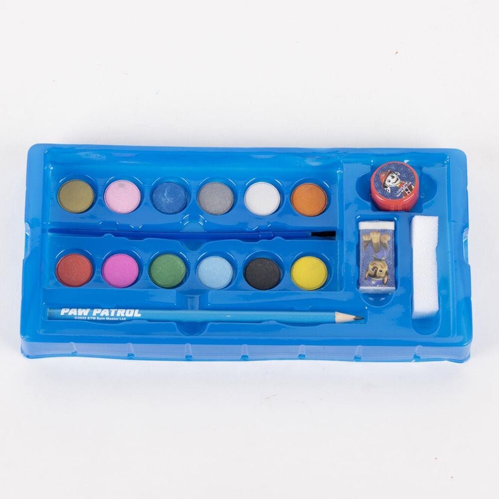 Maletín de papelería coloreable Paw Patrol CERDÁ con pinturas, rotuladores y lápices de colores - 3