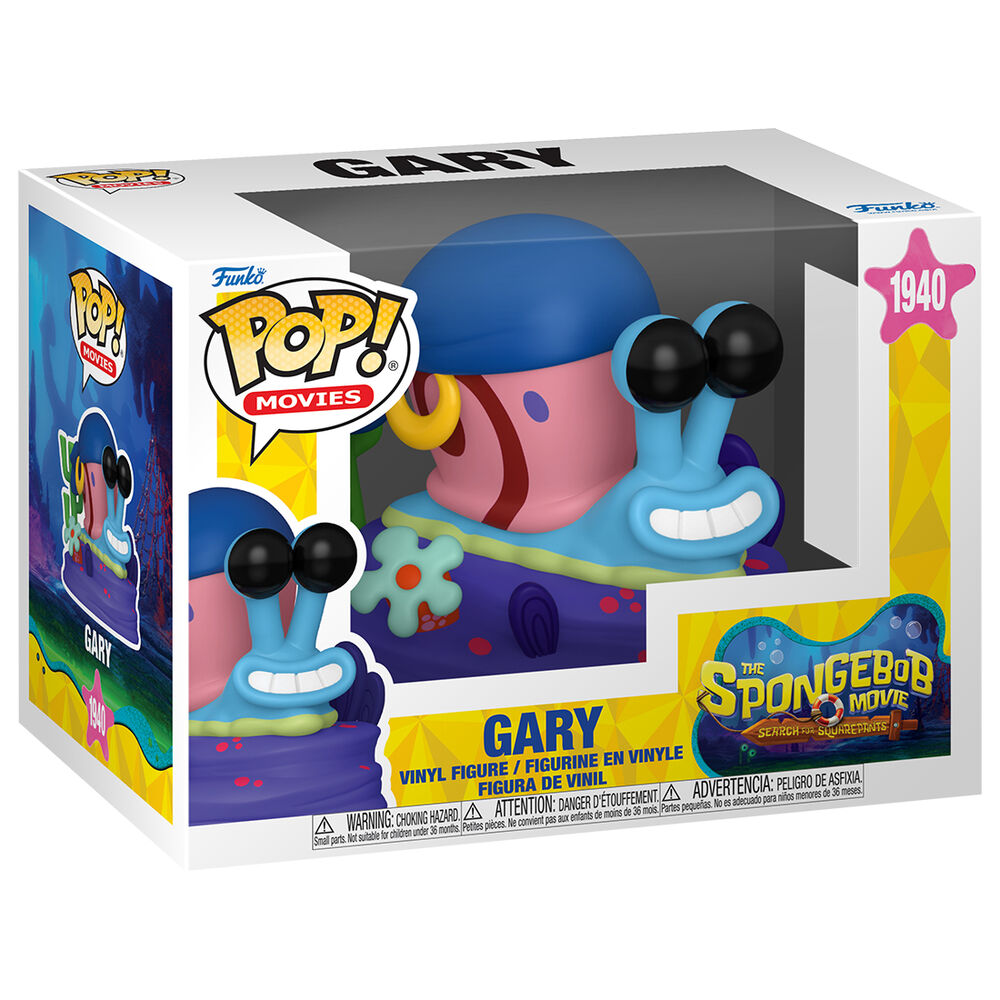 Figura Funko POP de Gary de Bob Esponja con diseño pirata - 2