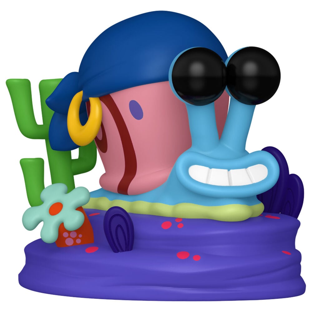 Figura Funko POP de Gary de Bob Esponja con diseño pirata