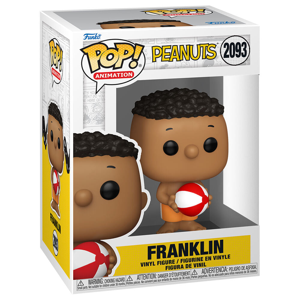 Figura Funko POP de Franklin de Peanuts con balón de playa - 2