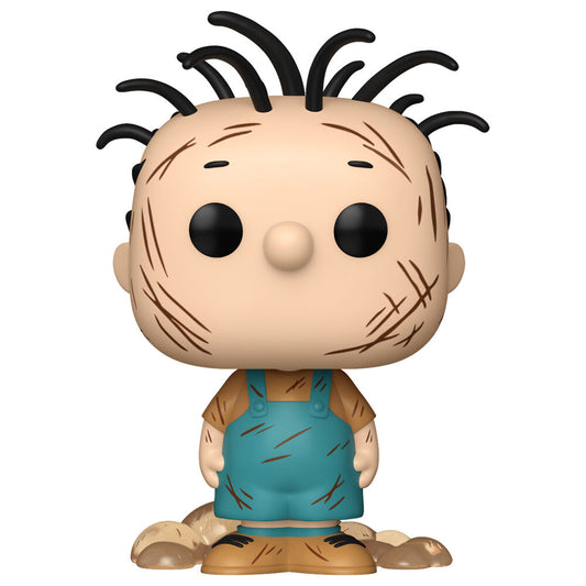 Figura FUNKO POP! de Pigpen de Peanuts con peto azul