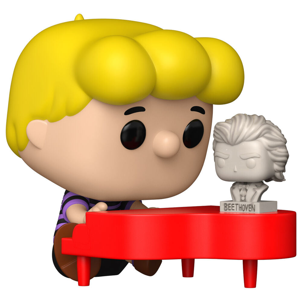 Figura Funko POP Premium de Schroeder al piano con busto de Beethoven