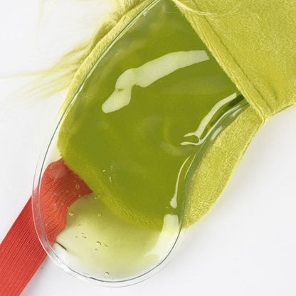 Máscara de gel para ojos verde con diseño de El Grinch - 4