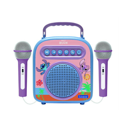 Altavoz Bluetooth Stitch Disney Lexibook con dos micrófonos