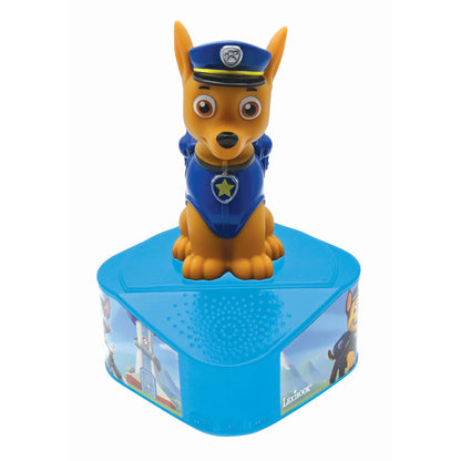 Altavoz Bluetooth luminoso con figura de Chase de PAW Patrol