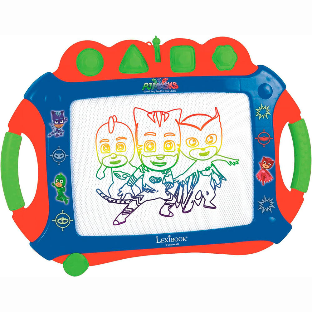 Tablero de dibujo magnético PJ Masks multicolor con accesorios
