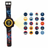 Reloj digital proyector Batman de Lexibook con correa negra y amarilla