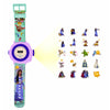 Reloj digital Lexibook Disney Wish lila y turquesa con proyección