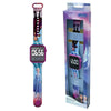 Reloj digital LED Frozen Disney LEXIBOOK con correa azul y morada