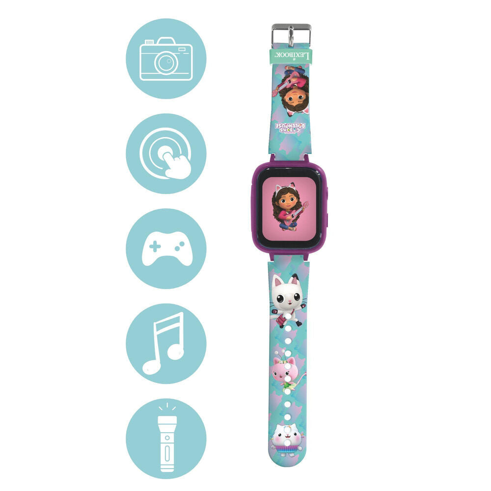 Reloj digital Lexibook de La Casa de Muñecas de Gabby con cámara
