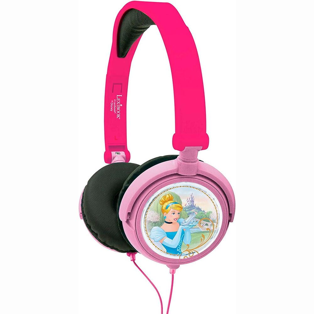 Auriculares rosas plegables de Princesas Disney Lexibook